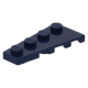 LEGO ék/szárny alakú lapos elem 4x2 balos, sötétkék (41770)