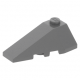 LEGO ék/szárny alakú tetőelem 4x2 balos, sötétszürke (43710)