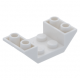 LEGO tetőelem fordított 45°-os 4×2 dupla, fehér (4871)