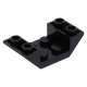 LEGO tetőelem fordított 45°-os 4×2 dupla, fekete (4871)
