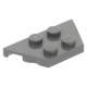 LEGO ék/szárny alakú lapos elem 2x4, sötétszürke (51739)
