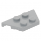 LEGO ék/szárny alakú lapos elem 2x4, világosszürke (51739)