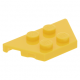 LEGO ék/szárny alakú lapos elem 2x4, sárga (51739)