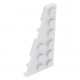 LEGO ék/szárny alakú lapos elem 6x3 balos, világosszürke (54384)