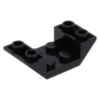 LEGO tetőelem fordított 45°-os 4x2 dupla, fekete (4871)