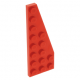 LEGO ék/szárny alakú lapos elem 8x3 jobbos, piros (50304)