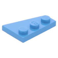 LEGO ék/szárny alakú lapos elem 3x2 balos, sötét azúrkék (43723)
