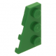 LEGO ék/szárny alakú lapos elem 3x2 balos, zöld (43723)