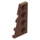 LEGO ék/szárny alakú lapos elem 4x2 balos, vörösesbarna (41770)