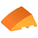 LEGO ék/szárny alakú íves tetőelem 4x3 sima, narancssárga (64225)