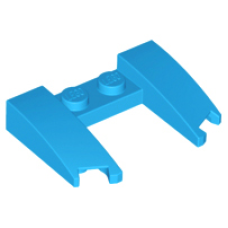 LEGO ék 3×4×2/3 íves középen kivágással, sötét azúrkék (11291)