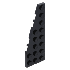 LEGO ék/szárny alakú lapos elem 8x3 balos, fekete (50305)