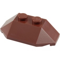 LEGO ék 2×4 tetején két bütyökkel, vörösesbarna (47759)
