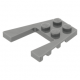 LEGO ék/szárny alakú lapos elem 4x4, sötétszürke (43719)