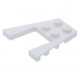 LEGO ék/szárny alakú lapos elem 4x4, fehér (43719)
