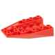 LEGO ék/szárny 6×4 fordított összekapcsolt bütykökkel, piros (4856)