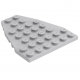 LEGO ék alakú lapos elem 7x6, világosszürke (50303)
