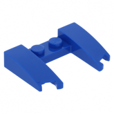 LEGO ék 3×4×2/3 íves középen kivágással, kék (11291)