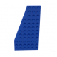 LEGO ék/szárny alakú lapos elem 12×6 balos, kék (30355)