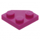 LEGO ék alakú lapos elem 2x2 (45°-os), bíborvörös  (26601)