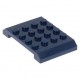 LEGO ék/tető 4×6×2/3 oldalain íves tetején 16 bütyökkel, sötétkék (32739)