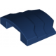 LEGO ék/szárny alakú íves tetőelem 4x3 lépcsős, sötétkék (66955)