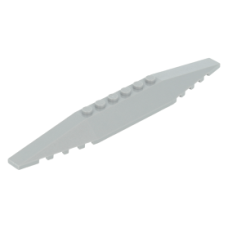 LEGO ék 2×16 tetején hat bütyökkel, világosszürke (30382)