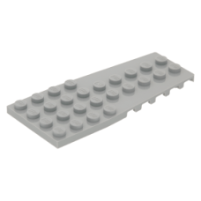 LEGO ék/szárny alakú lapos elem 4x9, világosszürke (14181)