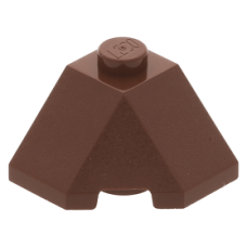 LEGO tetőelem 45°-os 2×2 sarok, vörösesbarna (13548)
