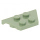 LEGO ék/szárny alakú lapos elem 2x4, homokzöld (51739)