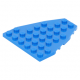 LEGO ék alakú lapos elem 7x6, kék (50303)