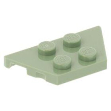 LEGO ék/szárny alakú lapos elem 2x4, homokzöld (51739)