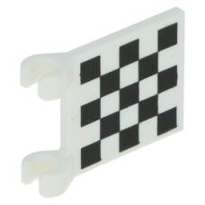 LEGO zászló 2×2, fekete-fehér kockás mintás (2335) LEGO zászló 2×2, fekete-fehér kockás mintás (2335)