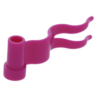 LEGO zászló lobogó 4×1, bíborvörös (4495)