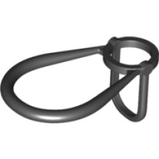 LEGO kantár Friends lovakhoz, fekete (93087)