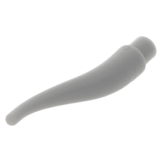 LEGO szarv hosszú, sötétszürke (13564)