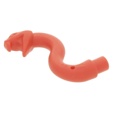 LEGO kígyó/kígyófej rúddal, piros (28588)