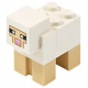 LEGO Minecraft bárány, fehér (minesheep07)