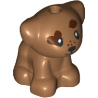 LEGO kutya kiskutya (Friends), középsötét testszínű (74687)  --- Debrecenben raktáron!