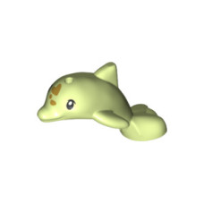 LEGO delfin bébi (Friends), sárgászöld (67740)