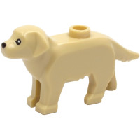 LEGO kutya labrador, sárgásbarna (73937)  --- Debrecenben raktáron!