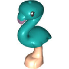 LEGO flamingó, világos testszínű-sötét türkizkék (77363)