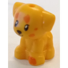 LEGO kutya kiskutya (Friends), világos narancssárga (77301)