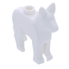 LEGO kutya németjuhász (rendőrkutya), fehér (92586)