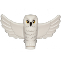 LEGO madár bagoly mintás Hedwig (Harry Potter), fehér (67871)