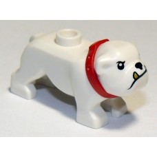 LEGO kutya bulldog, fehér (66181)