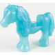 LEGO ló (Disney), átlátszó opál világoskék (77076)