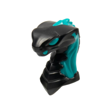 LEGO kígyófej (Ninjago), fekete (49588)
