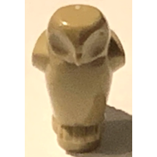 LEGO madár bagoly, sötét sárgásbarna (92084)