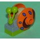 LEGO csiga épített Csigusz (SpongyaBob), narancssárga (bob004)